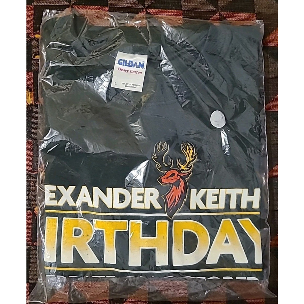 Alexander Keith's Birthday TShirt Green Adult Size Large New In Bag